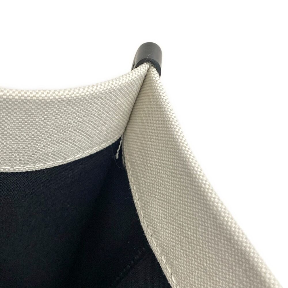 Balenciaga Hardware Tote Bag Tote Bag 671400 Cream Black Canvas Leather - Picture 12 of 13